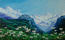 Альпийский пейзаж, 2005г., холст, масло, 792х 490